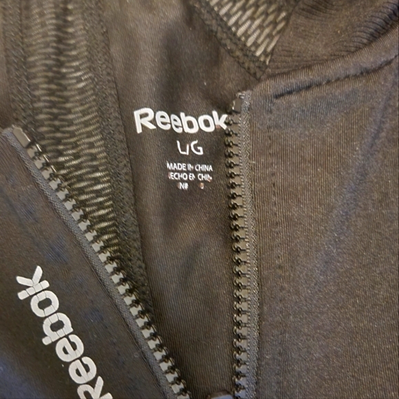 Reebok Women's Large Athletic Jacket Vented Running Fitness Workout - Picture 3 of 5